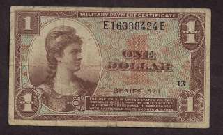 US MILITARY PAYMENT 1 DOLLAR SERIES 521   424E  