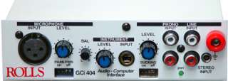 Rolls GCI404  Audio Computer Interface with Mic Preamp  