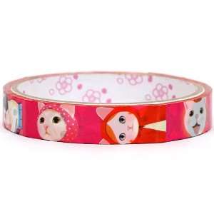  cute pink cats Sticky Tape kawaii Toys & Games