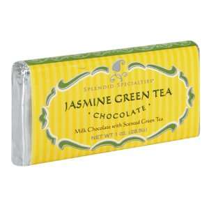   Jasmine Green Tea Milk Chocolate Bar, 1 Ounce Bars (Pack of 48