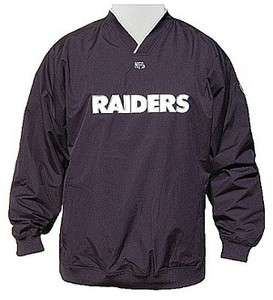Oakland Raiders NFL Club Pass Pullover Jacket Windbreaker NWT by 