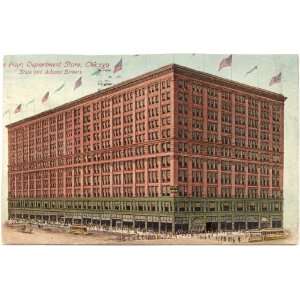  1913 Vintage Postcard The Fair Department Store (State and 