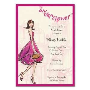  Pretty Pink Bridal Shower Invitation Health & Personal 