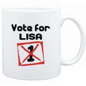    Mug White  Vote for Lisa  Female Names