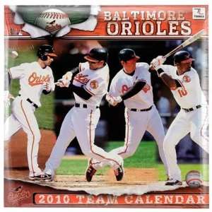   ORIOLES 2010 MLB Monthly 12 X 12 WALL CALENDAR