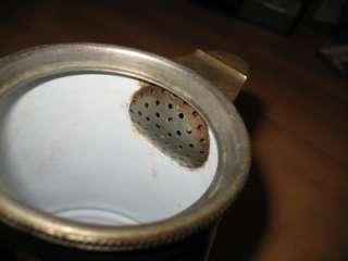rare color speckled orange rust the pot stands 10 inches tall this has 