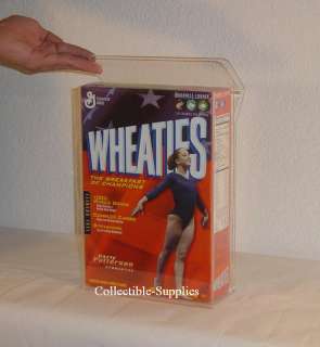 NEW WHEATIES 24 oz. CEREAL BOX WALL MOUNT DISPLAY CASE  