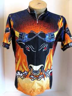 Primal Wear Bull Shift Colorful Team Cycling Jersey L MINT  