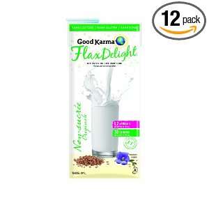 Good Karma Flax Delight, Unsweetened: Grocery & Gourmet Food