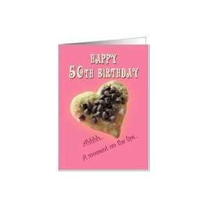  Humorous Happy 50th birthday cookie Card: Toys & Games