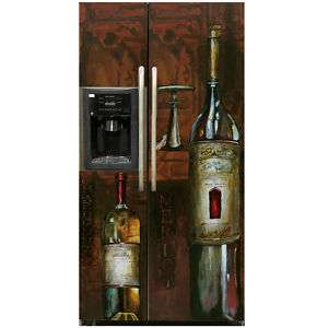 Appliance Art Old World Wine Refrigerator Cover (SXS) Magnet  