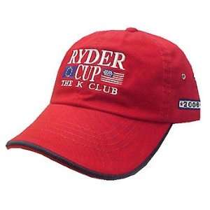  2006 Ryder Cup Imperial Unstructured Flags Cap   Red 