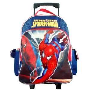  Marvel Spiderman Large Rolling Backpack Spider Sense 