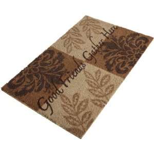  DII Good Friends Gather Here Natural Coir Doormat with 
