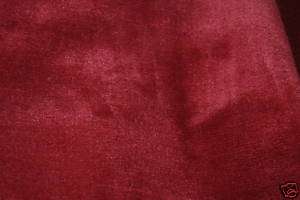 CH274 Clarence House Linen Velvet Rouge UPHOLST Fabric  