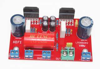 DIY AMP Board LM3886 * 2 100W HIFI Parallel Mono Amplifier Board 