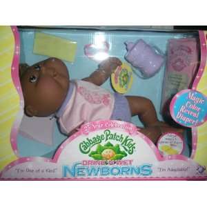  Cabbage Patch Kids Drink N Wet Newborns African American 