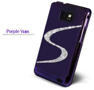 Swarovski Bling Crystal Luxury Hard Case Cover for SAMSUNG GALAXY S2 S 