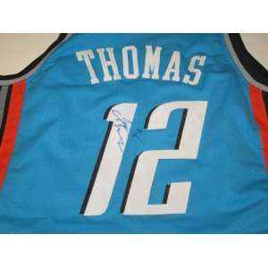  Charlotte Bobcats Tyrus Thomas Signed Autographed 