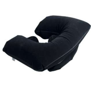 Dream Essentials Inflatable Travel Pillow, Black 