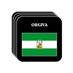   Andalucia)   ORGIVA Set of 4 Mini Mousepad Coasters 
