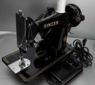 Vintage 1955 Singer 99K Sewing Machine Heavy Duty Industrial Strength 