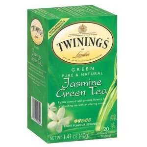 Twinings, Jasmine Green Tea, 20 Count Box:  Grocery 