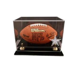   COWBOYS OFFICIAL AUTOGRAPH FOOTBALL DISPLAY CASE