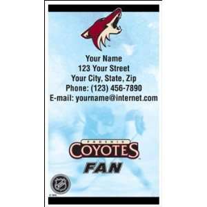  Phoenix Coyotes Contact Cards