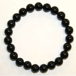  8mm Round Onyx Stone Stretch Bracelet: Pearlzzz: Jewelry