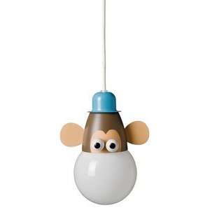   405915548 Kidsplace   One Light Monkey Pendant, Multi Color Finish