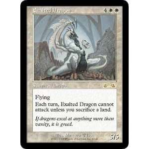    Exalted Dragon (Magic the Gathering  Exodus #6 Rare) Toys & Games
