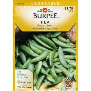  Burpee 65599 Pea, Snap Sugar Snap Seed Packet Patio, Lawn 