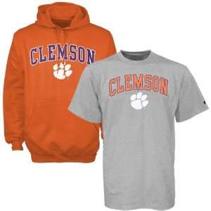  Clemson Tigers Campus Hoody Sweatshirt and T shirt Pack 