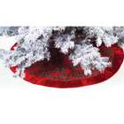 CC Christmas Decor 54 Rustic Lodge Red & Green Plaid w/Red Velvet 