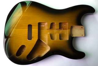 Alder Body Replacement for Strat Guitar 2 Tone Sunburst  