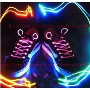   colors led bootlace led shoestring flash shoelace led latchet led