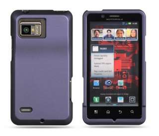 PURPLE Hard skin Cover for Verizon Motorola DROID BIONIC XT875 