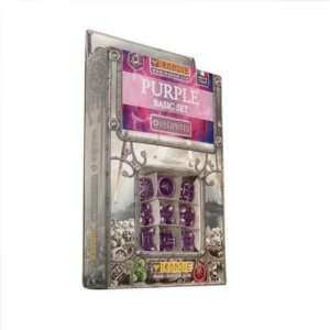   Irondie Custom Purple 9 Pack Dice Game Basic Starter Set Toys & Games