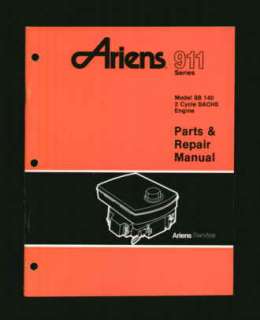 Ariens 911 SB 140 2 Cycle Engine Parts/Repair Manual EX  