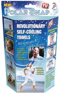 POLAR SNAP  Self Cooling Towel. 1 towel and 1 Wrap. keep cool when 