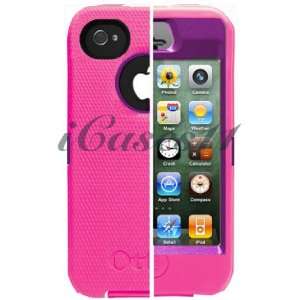  Otterbox Defender for Iphone 4/4s Pink with Purple (No 