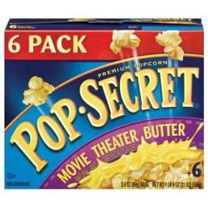 Pop Secret Movie Theater Butter Popcorn: Grocery & Gourmet Food