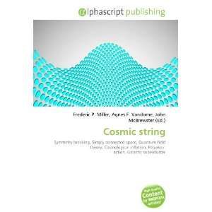  Cosmic string (9786133718876) Books