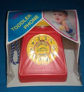 Vintage Handi Craft Toy Play Phone plastic preschool play fun 