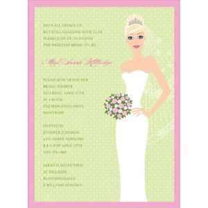  Blushing Bride Blonde Bridal Shower Invitation: Home 
