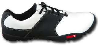 2011 True Linkswear Tour Mens Golf Shoes Brand New White/Black 
