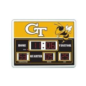  Georgia Tech Yellow Jackets Scoreboard Clock: Sports 