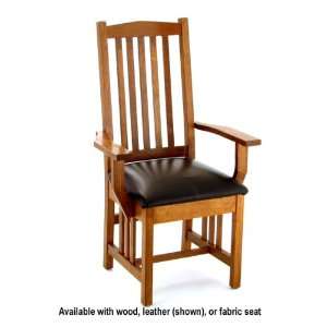   Kitchen and Dining Room Furniture   Mission Arm Chair: Home & Kitchen