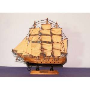  Vintage Wooden Ship Replica `Mayflower 9 Everything 